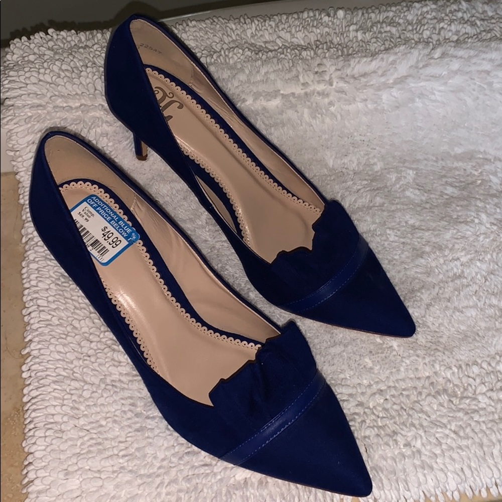 Kitten Heel Royal Blue